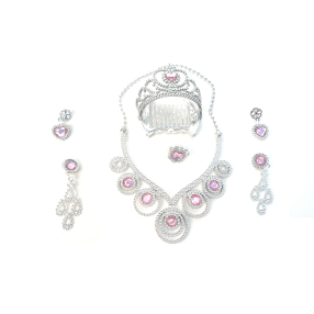 Set pro princeznu korunka, náušnice a náhrdelník
