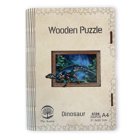 Wooden puzzle Dinosaur A4
