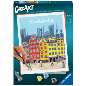 Malování podle čísel CreArt Trendy města: Stockholm