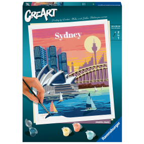 Malování podle čísel CreArt Trendy města: Sydney