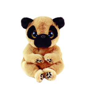Ty Beanie Bellies Izzy 15 cm -  pes s černýma ušima 