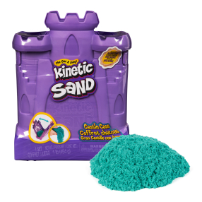 Kinetic sand forma hradu s tekutým pískem