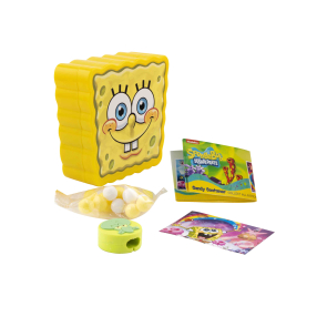 Sponge Bob candy container s překvapením a cukrovinkou 