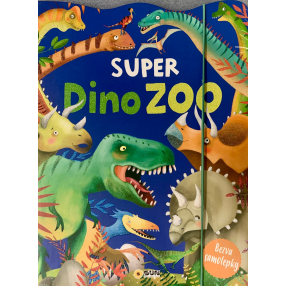 Super Dino ZOO - navrhni a nalep dinopark - samolepky