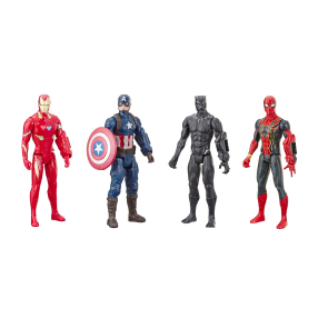 Akční figurky Avengers Marvel Titan Heroes 4 ks