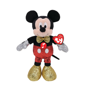 Beanie Babies Mickey, 20 cm - se zvukem