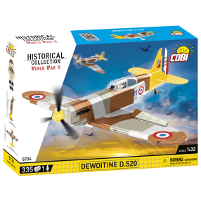 II WW Dewoitine D.520, 1:32, 335 k, 1 f