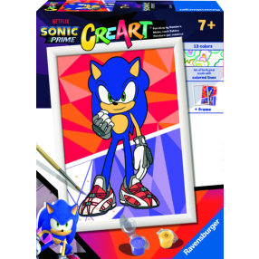 Malování podle čísel CreArt Sonic Prime