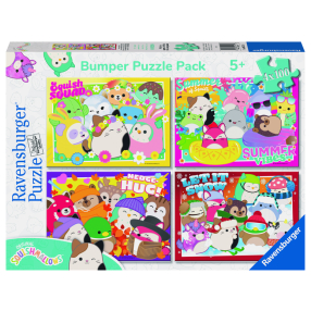 Puzzle Squishmallows 4x100 dílků 