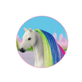 Duhové doplňky na ocas a hřívu 