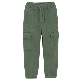 Kalhoty s kapsami -zelené