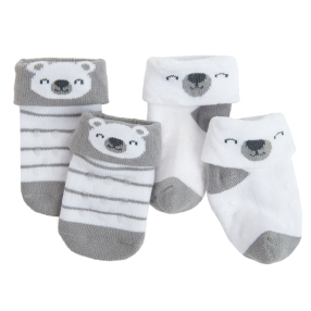 Ponožky medvídek 2 ks -mix