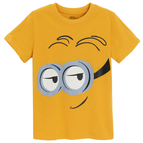 Tričko s krátkým rukávem Mimoň -žluté