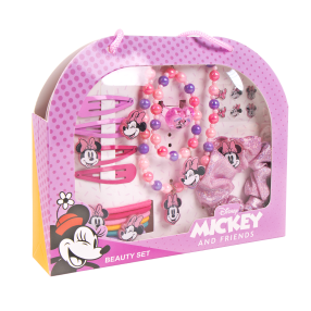 Sada šperků/vlasových doplňků v kabelce Disney Minnie