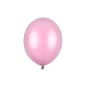 Balónky Strong 30 cm, Metalická Růžová