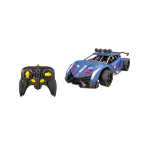 RC auto 1:14 s mlhovým efektem modré