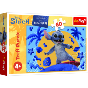 Puzzle Den se Stitchem 60 dílků