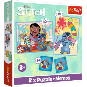 Puzzle Lilo and Stitch 2v1 + pexeso