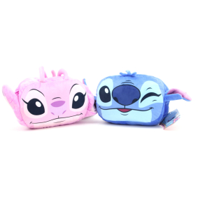 Plyšový polštářek s otvorem  na ruce Stitch/Angel