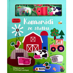 Hravá knížka - Kamarádi ze statku - plstěné hrátky - čti a stav