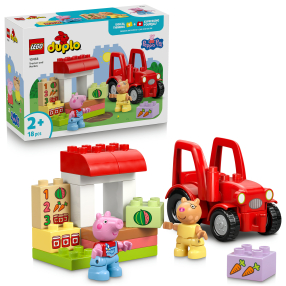 LEGO® 10468 DUPLO® Prasátko PeppaTraktor a tržnice