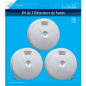 Lexibook 3x detektor kouře s bateriemi
