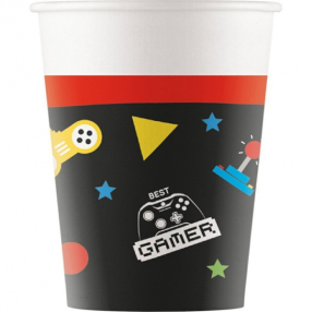 Kelímky papírové Gaming Party 200ml 8ks