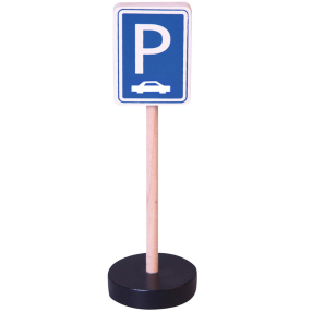 Dopravní značka dřevěná - parkoviště