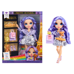 Rainbow High Fashion panenka v Paříži - Violet