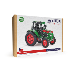 Merkur - Traktor 4x4 zelený, 567 dílků