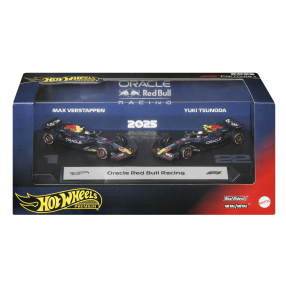 Hot Wheels 2 ks angličák premium Formula 1 Oracle Red Bull Verstappen & Tsunoda