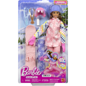 Barbie panenka povolání - snowboardistka