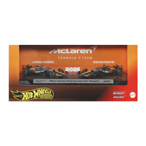 Hot Wheels 2 ks angličák premium Formula 1 Mc Laren Norris & Piastri