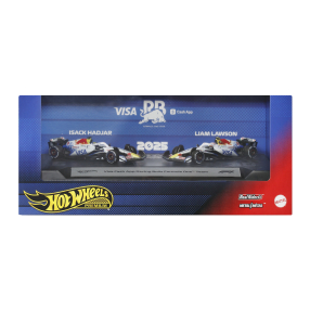 Hot Wheels 2 ks angličák premium Formula 1 Racing Bulls Hadjar & Lawson