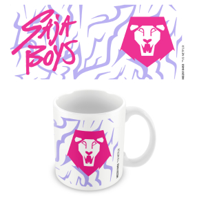 K-pop Demon Hunters hrnek bílý - Saja Boys logo