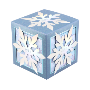 Adventní kosmetický kalendář Snowflake Puzzle – ledově bílá