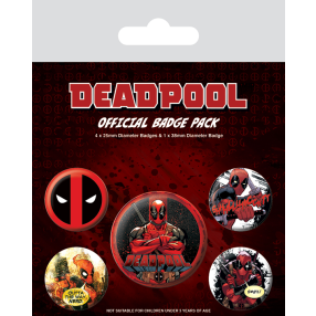 Set odznaků Deadpool