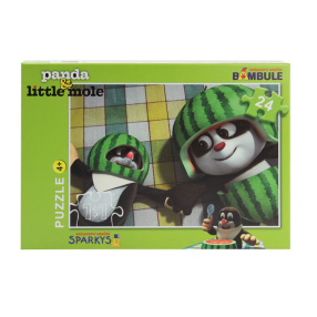 Puzzle Krtek a Panda, 24 dílků