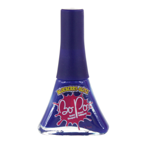 BO-PO lak na nehty modrý s vůní blueberry glitz