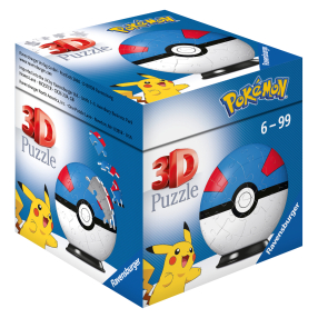 Puzzle-Ball 3D Pokémon Motiv 2 - položka 54 dílků