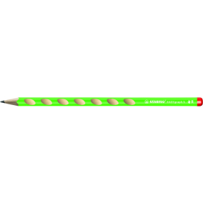 Tenká ergonomická grafitová tužka pro praváky - STABILO EASYgraph S zelená - 1 ks - Stupeň tvrdosti 