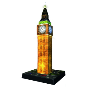 Puzzle 3D Big Ben (Noční edice) 216 dílků