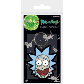 Klíčenka gumová, Rick and Morty - Rick crazy smile
