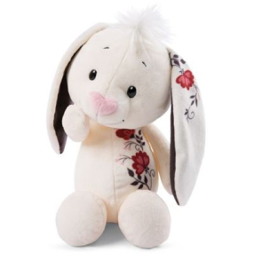 Plyšový králíček Love romantic s poutkem 25 cm
