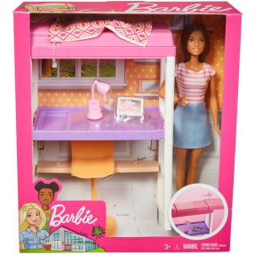 Barbie panenka a nábytek