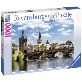 Puzzle Praha: Pohled na Karlův most 1000 dílků