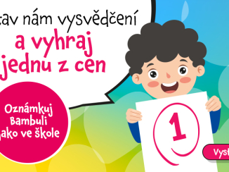 Vyhlášení vítězů soutěže Vystav nám vysvědčení a vyhraj