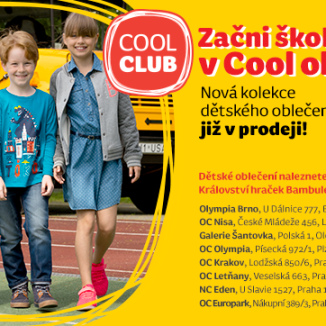 Nová kolekce dětského oblečení COOL CLUB již v prodeji!