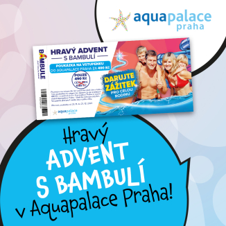 Hravý advent s Bambulí v Aquapalace Praha!