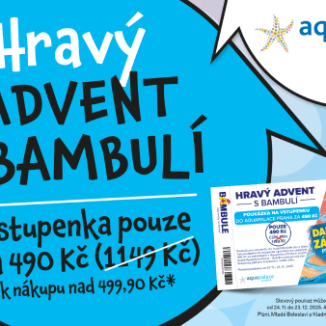 Hravý advent s Bambulí v Aquapalace Praha!